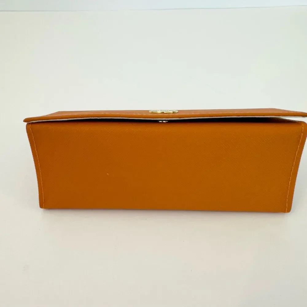 Tory Burch Sunglasses Case Burnt Orange